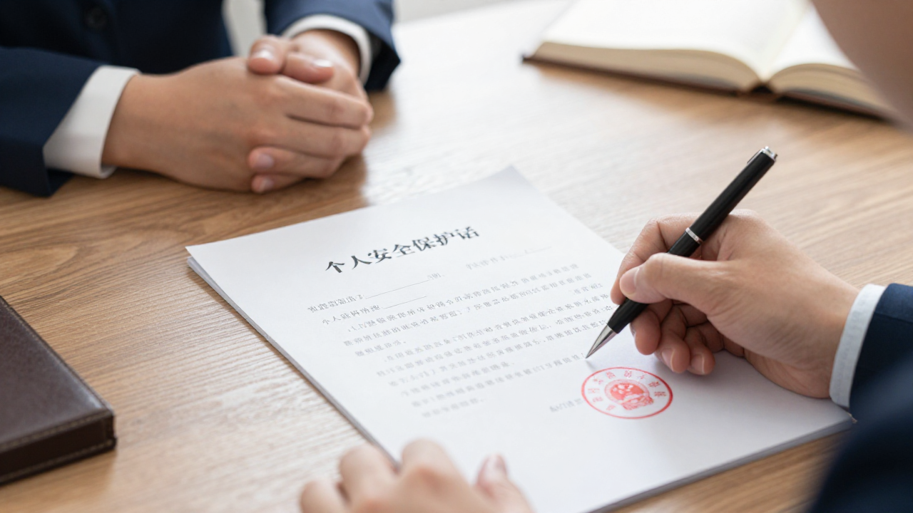 Domestic violence protection order and legal documents in China