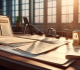 Workplace sexual harassment legal documents on desk