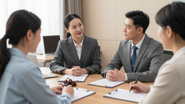 Chinese family law mediation room child custody