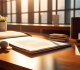 Contract documents on desk, legal concept